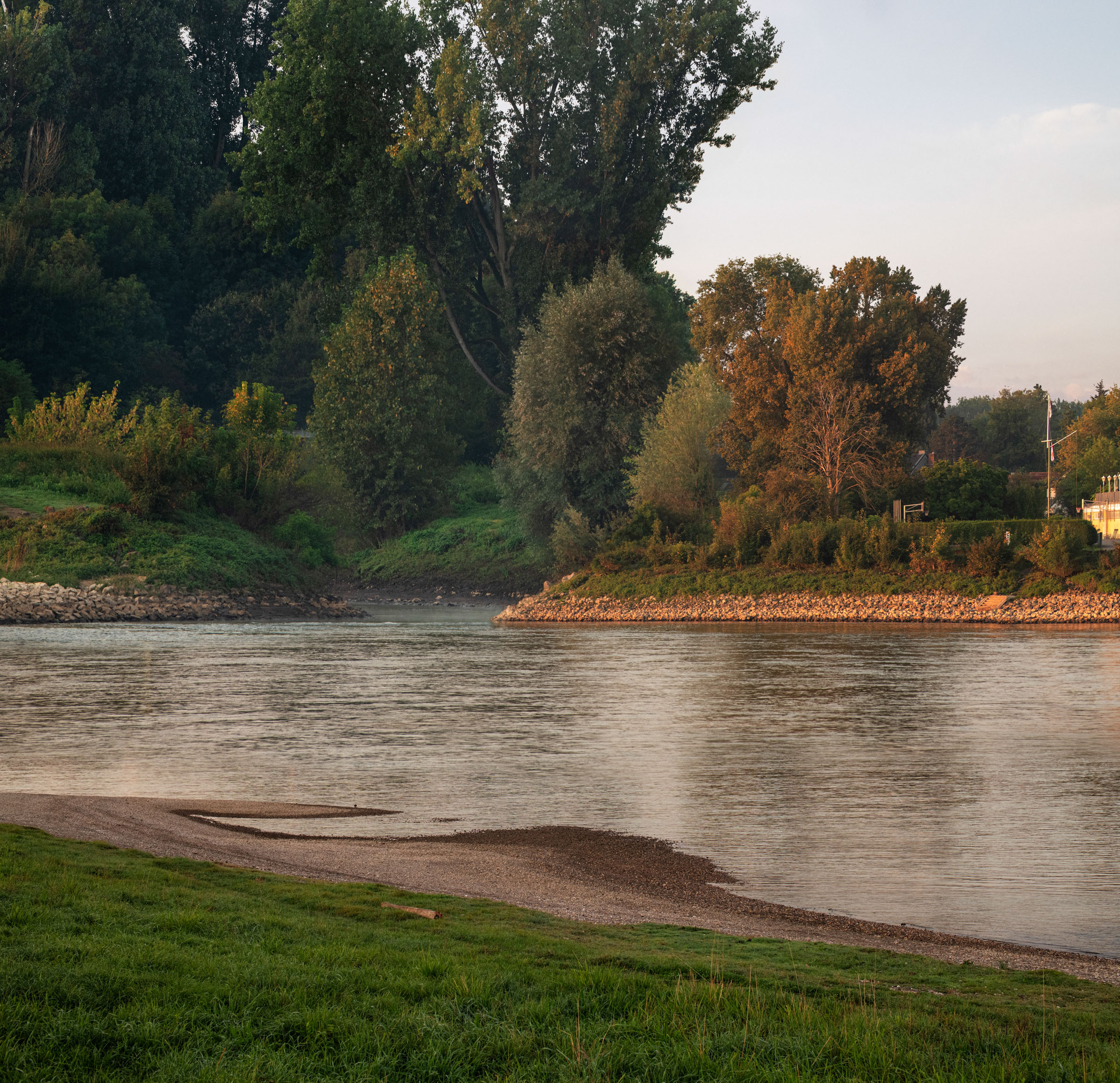 33. Koenenlager where the Erft river mouths into the Lower Rhine, Neuss.