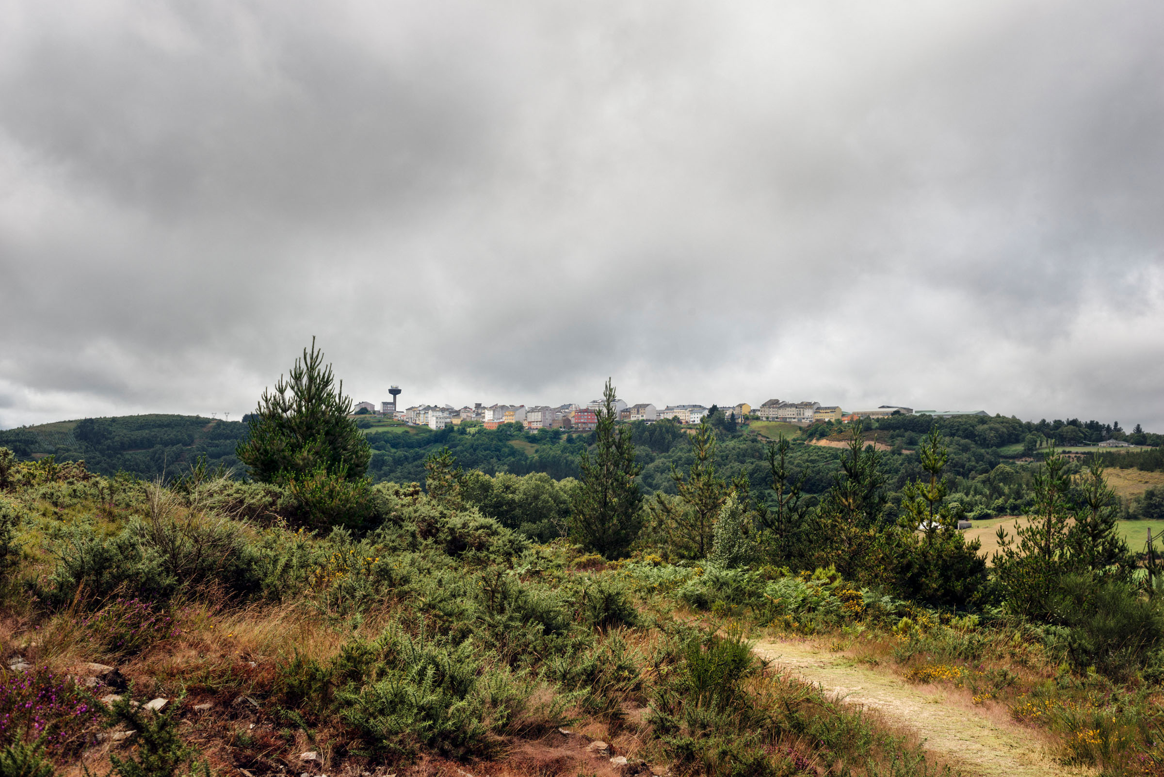 Camino Primitivo, View of A Fonsagrada